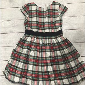 Plaid holiday dress size 7